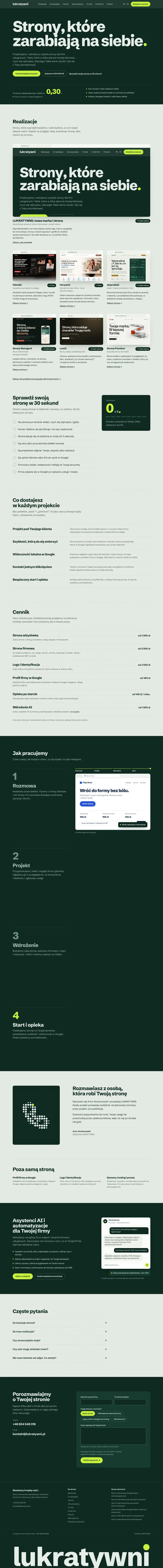 LUKRATYWNI: new brand and website